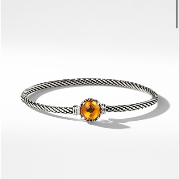 David Yurman Jewelry - David Yurman Petite Chatelaine Bracelet with Citrine